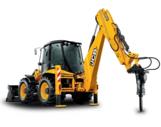Экскаватор-погрузчик JCB 5CX с гидромолотом