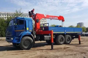 Манипулятор Kanglim KS 1256 на базе КамАЗ-65117