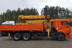 Манипулятор Soosan SCS746L на базе КамАЗ-6522-43