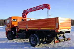 Манипулятор Unic UR-V500 на базе КамАЗ-43118